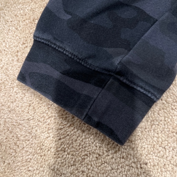 Black Camo 80eighty Sweatpants with Logo - Picture 3 of 4